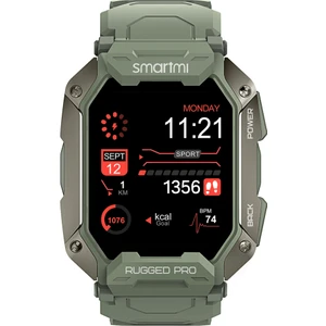 Rugged Pro Akıllı Saat Yeşil (Tansiyon Ölçme, Bluetooth Arama, Hoparlör)