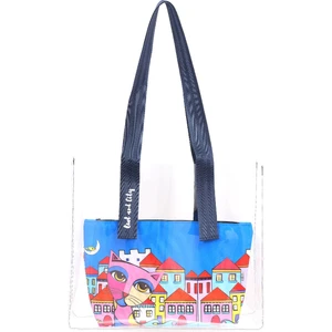 Owl And City  Şeffaf Alışveriş ve Plaj Çantası