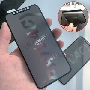 Efnan Store Apple iPhone 12 Promax Uyumlu Tam Kaplayan Mat Seramik Hayalet Ekran Koruyucu