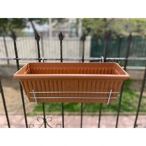 Renk Yapı Rüyası Büyük Boy Fransız Balkon için Saksı ve Saksı Askısı No:3