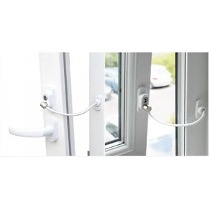 Knitex Anahtarlı Halatlı Pvc Kapı Pencere Emniyet Kilidi