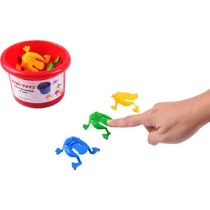 Zuzu Toys +3 Yaş Zıpzıp Kurbağa Kurbağa Zıplatma Oyunu 12 Adet
