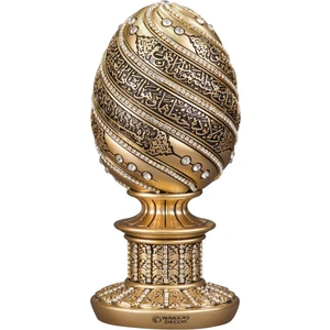 Yumurta Biblo Ayetel Kürsi Gold Rengi (Büyük Boy)