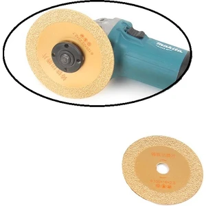 Cam Mermer Seramik Fayans Kesme Elmas Diski Ince Hassas Kesim 100 mm Aşındırma Titanyum Elmaslı Disk