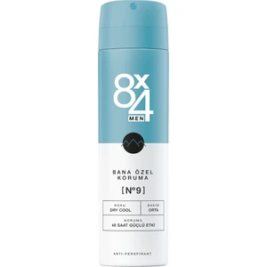 Men No.9 Dry Cool Erkek Sprey Deodorant 150 ml x 3'lü Paket