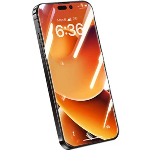 iPhone 14 Pro Ekran Koruyucu Kısa Temperli Esnek Nano Bükülebilen Cam 9H Kırılmaz Cam Koruma