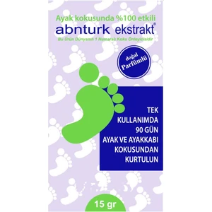 24 Adet Doğal Parfümlü Ayak Kokusu  Koku  Sağlıklı Toz 120 Gün  15GR x 6 Poşet