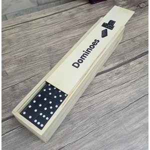 Ahşap Kutulu Domino Seti / Domino Oyunu