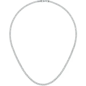 Merano Design 3mm Rhodium Su Yolu Kolye