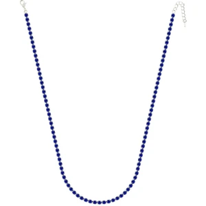 Merano Design 4 mm Lacivert Su Yolu Kolye