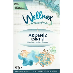 Wellnax Breeze Refresh Dolap ve Çekmece Kokusu Akdeniz Esintisi Kesesi x 5