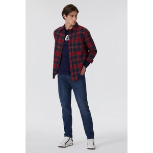 Lee Cooper Abel Erkek Dokuma Uzun Kol Gömlek