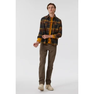 Lee Cooper Jagger Porter Erkek Dokuma Pantolon Camel