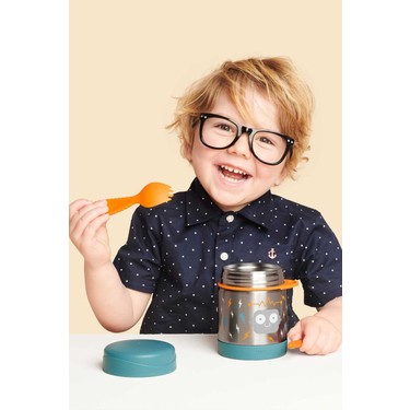 Skip Hop Zoo Paslanmaz Çelik Termos 325ML Robot Fiyatı