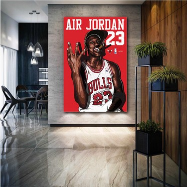 SML Tablo Puro İçen Michael Jordan Art Chicago Bulls Fiyatı