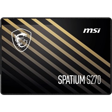 MSI Spatium S270 240GB Sata SSD 500-400MB Yazma Hızı ve Fiyatı