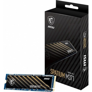 MSI Spatium M371 500GB 2200-1150MB NVMe M.2 SSD Fiyatı