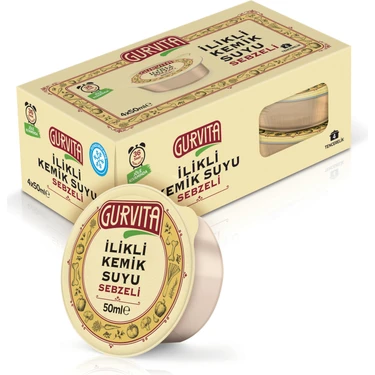 Gurvita Ilikli Kemik Suyu Sebzeli 50 ml 32