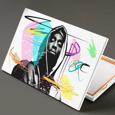 SML Tablo Tupac Shakur 2Pac Rap Müzik Sanat Art Dekor Retro Fiyatı