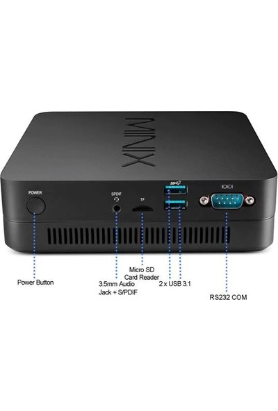 Minix Ngc-3 Pro Mini Pc Intel Core I3 10110U 8 256 GB SSD Windows 11 Pro Mini Pc