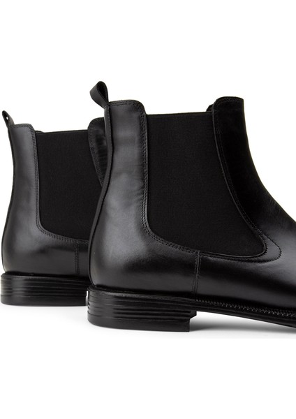 Hakiki Deri Siyah Erkek Chelsea Bot indirimleri