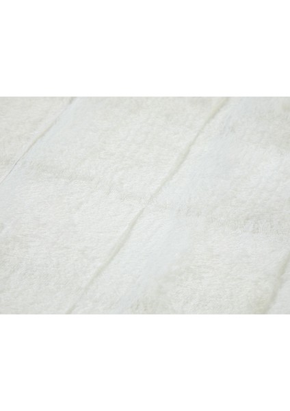 Rabbit Wave Halı 80 x 150 cm Beyaz