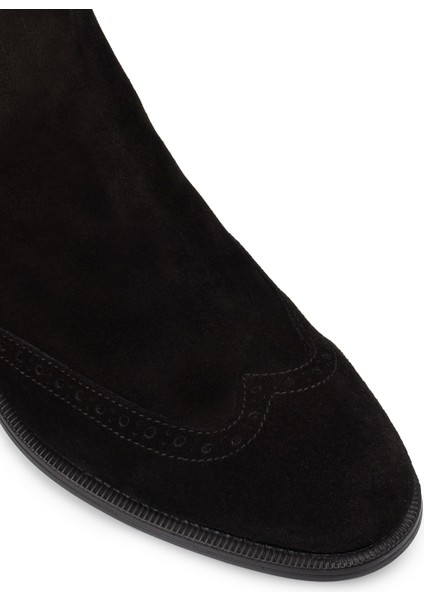 Hakiki Süet Siyah Erkek Bot indirimleri