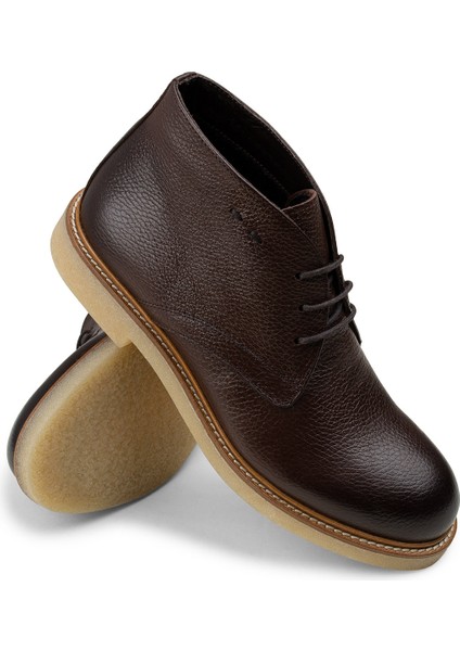 Hakiki Deri Kahverengi Erkek Bot modelleri