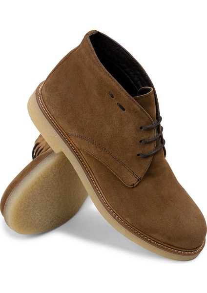 Hakiki Süet Taba Rengi Erkek Bot modelleri