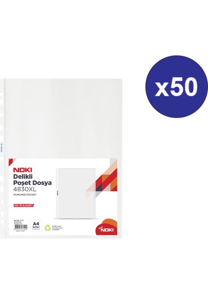 Poşet Dosya Xl 50'li