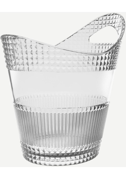 Şeffaf Akrilik Şampanya Kovası 28,5 cm