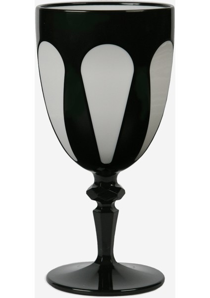 Siyah Akrilik Kadeh 17,8 cm