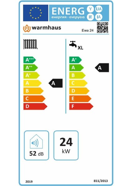 Ewa 24 kW Tam Yoğuşmalı ERP'li Kombi