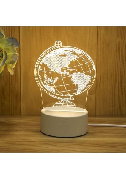 3D Dekoratif Gece Lambası (Yurt Dışından)