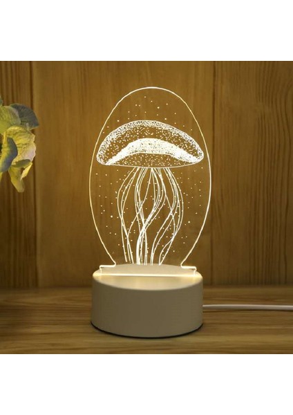 3D Dekoratif Gece Lambası (Yurt Dışından)