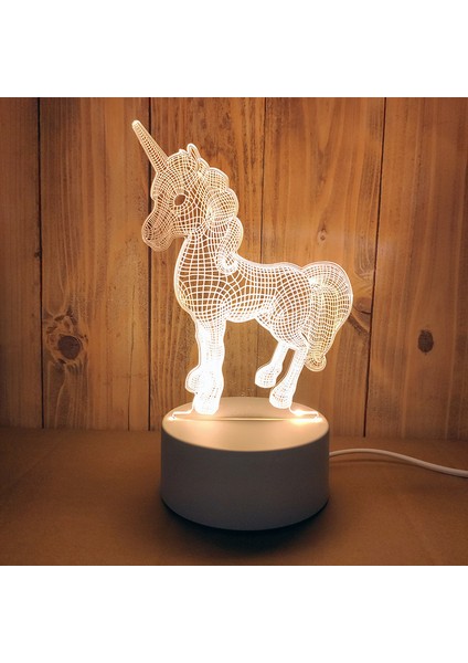 3D Dekoratif Gece Lambası (Yurt Dışından)