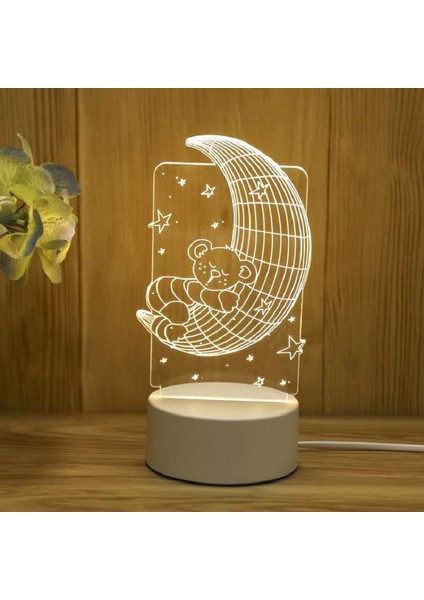 3D Dekoratif Gece Lambası (Yurt Dışından)