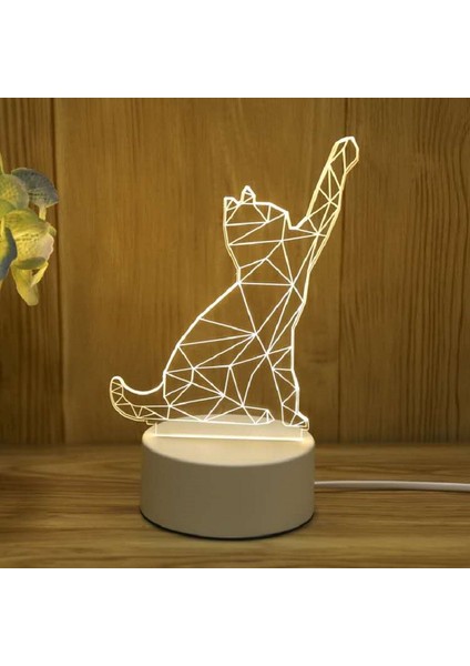 3D Dekoratif Gece Lambası (Yurt Dışından)