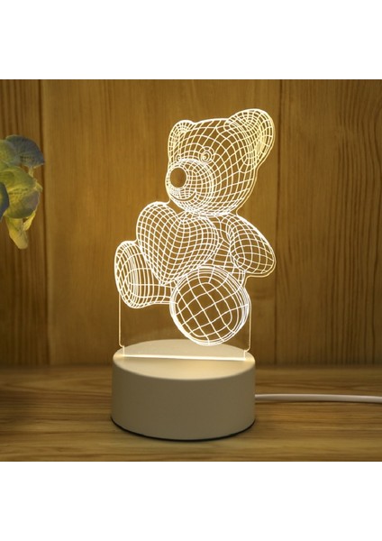 3D Dekoratif Gece Lambası (Yurt Dışından)