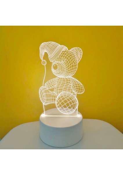 3D Dekoratif Gece Lambası (Yurt Dışından)