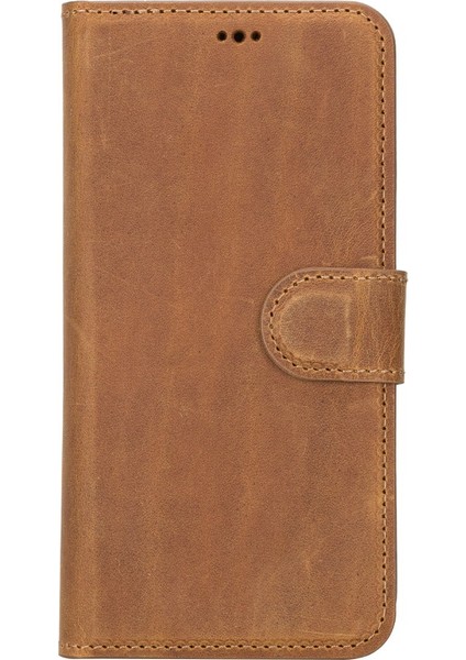 Apple iPhone 14 Uyumlu Deri Cüzdanlı Kılıf Mwwn G19 Taba fırsatları