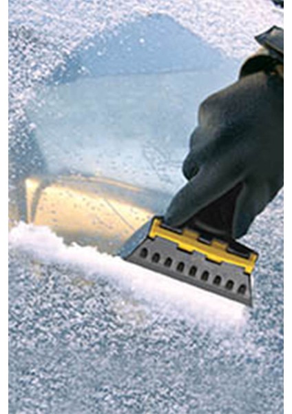 Eldivenli Araç Oto Terminatör Buz Kazıyıcı Kırıcı Silikonlu Silici Temizleyici