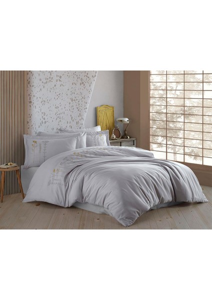 Diva Premium Çift Kişilik Nevresim Takımı Gri