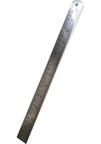 Çelik Metal Cetvel 30 cm