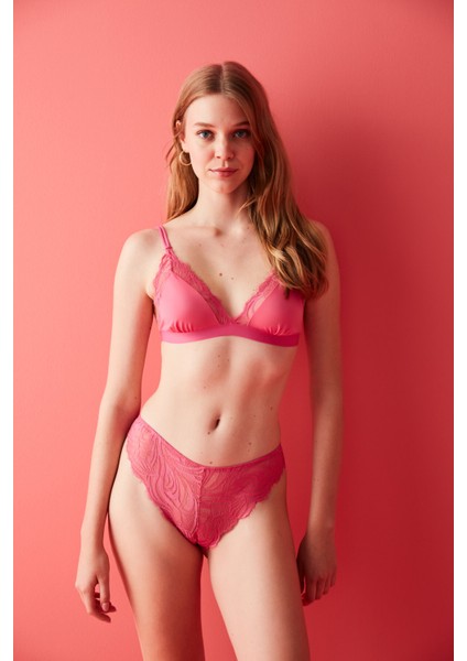 Pembe Little Lace Sütyen fırsatları