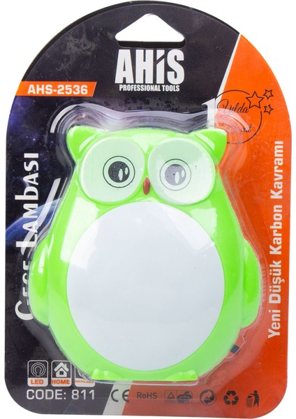 Gece Lambası LED Anahtarlı Baykuş KTX2536-NO811 7636