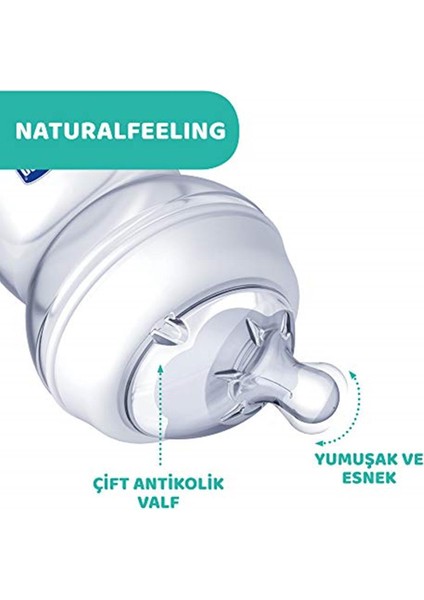 Naturalfeeling Cam Biberon 0 Ay+, 150 Ml, Şeffaf