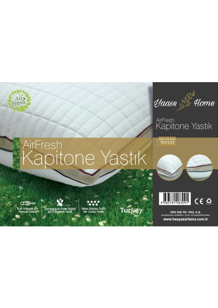 YAASE HOME AIR FRESH KAPİTONE YASTIK (EBAT: 50X70