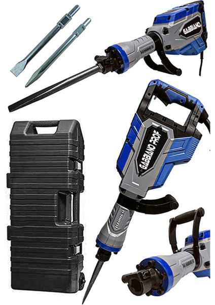 Gabbıano Prof 5800 Watt 85 Joule Grubunda 'a' Sınıflandırma Tekerlekli Taşıma 21 kg Çantalı Kırıcı