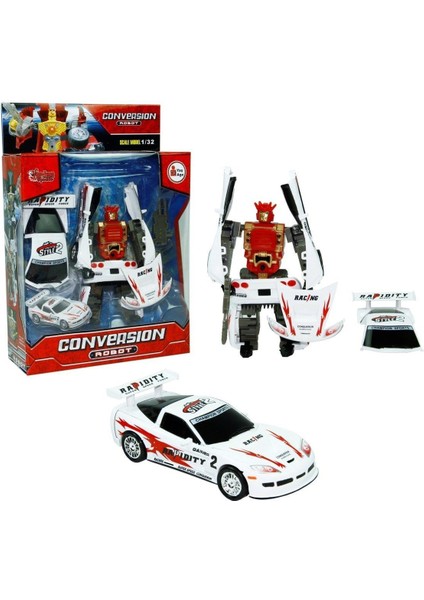 HW-998-1,998-4 Conversion 998 Işıklı Sesli Dönüşebilen Robot
